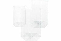 BÜROLINE Kreuzboden-Beutel 145×235mm 423053 transparent 100