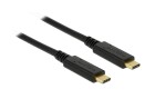 DeLock USB 3.1-Kabel 10Gbps, bis 5Ampere, 100Watt USB C