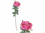 CHALET Kunstblume Rose 66 cm, Fuchsia, Produkttyp: Schnittblumen