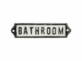 Originals Schild Bathroom 14.5 x 3.5 cm, Motiv: Schriftzug