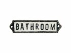 Originals Schild Bathroom 14.5 x 3.5 cm, Motiv: Schriftzug