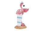 HobbyFun Mini-Tier Flamingo Surfbrett 6 cm, Detailfarbe: Pink