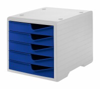 STYRO Styroswingbox 275-8430.352 blau/grau 5 Schubladen, Kein