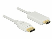 DeLock Kabel DisplayPort - HDMI, 1 m, Kabeltyp: Anschlusskabel