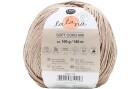 lalana Wolle Soft Cord Ami 100 g, Beige, Packungsgrösse