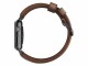 Nomad Lederarmband Traditional Strap Apple Watch Braun/Schwarz