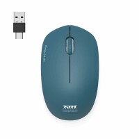 Port Designs PORT Silent Mouse Wireless 900545 USB-C/USB-A, Saphire