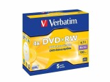 Verbatim DVD+RW 4.7 GB, Jewelcase (5 Stück), Medientyp: DVD+RW