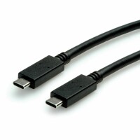 Roline USB-C-C, Lade & Datenkabel 11.44.9053 Black, ST/ST, 100W