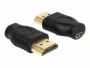 DeLock Adapter HDMI - Micro-HDMI (HDMI-D), 1 Stück, Kabeltyp