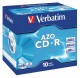VERBATIM  CD-R    Jewel      80MIN/700MB - 43327     52x     crystal         10 Pcs