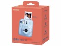 FUJIFILM Fotokamera Instax Mini 12 Blau, Detailfarbe: Blau, Blitz