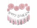 I AM CREATIVE Girlande Birthday Rosa/Silber, Materialtyp: Papier