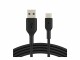 Image 10 BELKIN USB-C/USB-A CABLE PVC 15CM BLACK