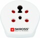 SKROSS    Country Travel Adapter - 1.500217E India Israel Denmark to Europe