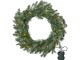Star Trading LED-Weihnachtskranz Greyland, Ø 55 cm, Grün, Betriebsart