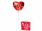 Folat Folienballon Love Rot, Packungsgrösse: 1 Stück, Grösse