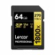 Lexar SDXC-Karte Professional 1800x Gold Series 64 GB