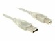 Bild 1 DeLock USB 2.0-Kabel mit Ferritkern USB A - USB