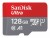 Image 2 SanDisk 128GB Ultra microSDXC 140MB/s+SD Adapter