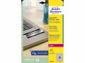 Avery Zweckform Typenschild-Etiketten L6012-20 96 x 50.8 mm, Klebehaftung