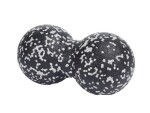 FTM Faszientraining Doppelball, Schwarz / Weiss, Farbe: Weiss