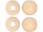 lalana Holzperlen 30 mm, 4 Stück, Material: Holz, Produkttyp