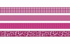 Heyda Washi Tape Colour Code Pink Pink, Detailfarbe: Pink