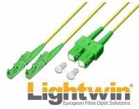 Lightwin LWL-Patchkabel E2000/APC-SC/APC, Singlemode, Duplex, 5m
