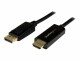 StarTech.com - 3 ft (1 m) DisplayPort to HDMI Adapter Cable - 4K DisplayPort to HDMI Converter Cable - Computer Monitor Cable (DP2HDMM1MB)