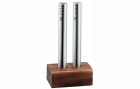 WMF Salz- & Pfefferstreuer Braun/Silber, Materialtyp: Holz