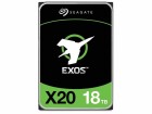 Seagate Harddisk Exos X20 3.5" SAS 18 TB, Speicher