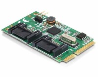 DeLOCK - MiniPCIe I/O PCIe full size 2 x SATA 6 Gb/s