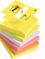 POST-IT Z-Notes Super Sticky 76x76mm R330-NR 6-farbig neon