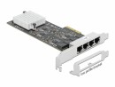 DeLock Netzwerkkarte 4x 2.5Gbps, RTL8125B PCI-Express x4