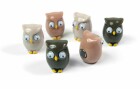 Trendform Haftmagnet Owl Mehrfarbig, 6 Stück, Detailfarbe