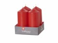 balthasar Kerzenset Rot, 4 Stück, Eigenschaften: Herstellungsort CH