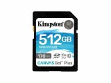 Kingston SDXC-Karte Canvas Go! Plus UHS-I U3 V30 512