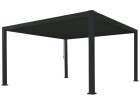 Creative Living Alu-Pergola, Schwarz, 400 x 300 x 250 cm