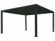 Creative Living Alu-Pergola, Schwarz, 400 x 300 x 250 cm