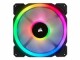 Corsair PC-Lüfter iCUE LL140 RGB, Beleuchtung: Ja