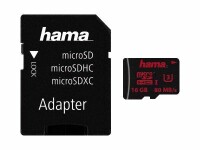 Hama - Carte mémoire flash (adaptateur microSDHC - SD