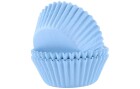 PME Cupcake Backform Hellblau, 60 Stück, Materialtyp: Papier
