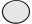 Bild 0 Creativ Company Stoff-Bastelset Frisbee 25 cm, Weiss, 5 Stk., Material