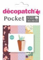DECOPATCH Papier Pocket Nr. 25 DP025C 5 Blatt