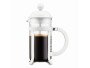 Bodum Kaffeebereiter Java 1 l, Weiss, Materialtyp: Glas, Material