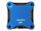 ADATA Externe SSD SD600Q 480 GB, Blau, Stromversorgung: Per