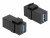 Bild 0 DeLock Keystone-Modul USB 3.0 A Schwarz, Modultyp: Keystone