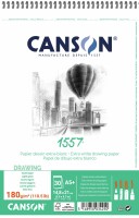 CANSON Skizzenpapier A5 31412A003 180g, weiss 30 Blatt, Kein