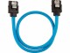 Corsair SATA3-Kabel Premium Set Blau 30 cm, Datenanschluss Seite